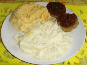 Steckrübenpürree mit Hackklops... - Rezept - Bild Nr. 7