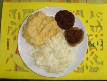 Steckrübenpürree mit Hackklops... - Rezept - Bild Nr. 8