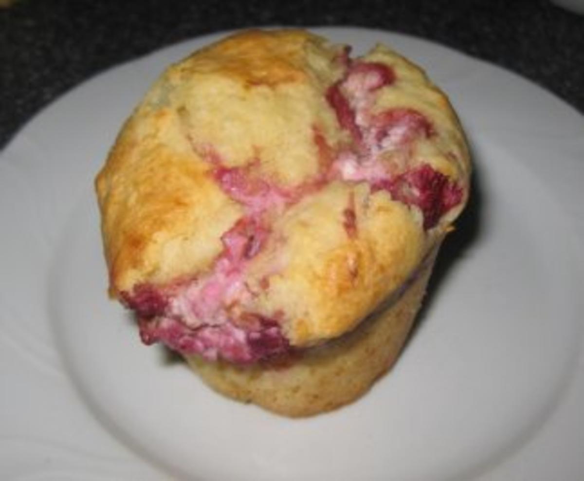 Muffins Erdbeer-Ricotta - Rezept
