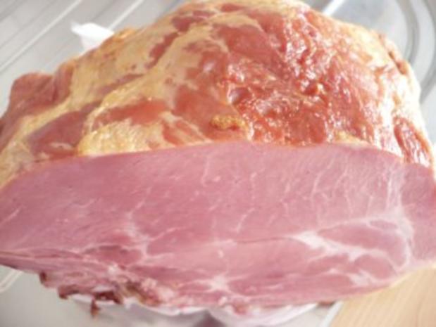 Kassler mit Gemüse und Käse überbacken