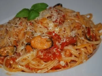 Rezept: Annis Pasta frutti die mare Bild Nr. 3 Annis Pasta frutti die mare - Rezept - Bild Nr. 3