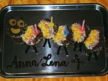 Rezept: Raupe zum Kinder-Geburtstag Raupe zum Kinder-Geburtstag - Rezept