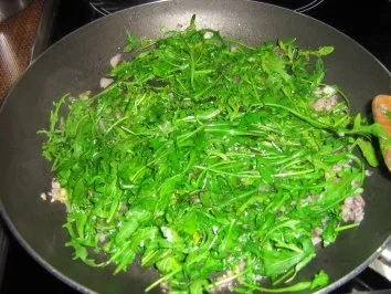 Pangasius auf Rucolabett an Gemüserisotto - Rezept - Bild Nr. 5