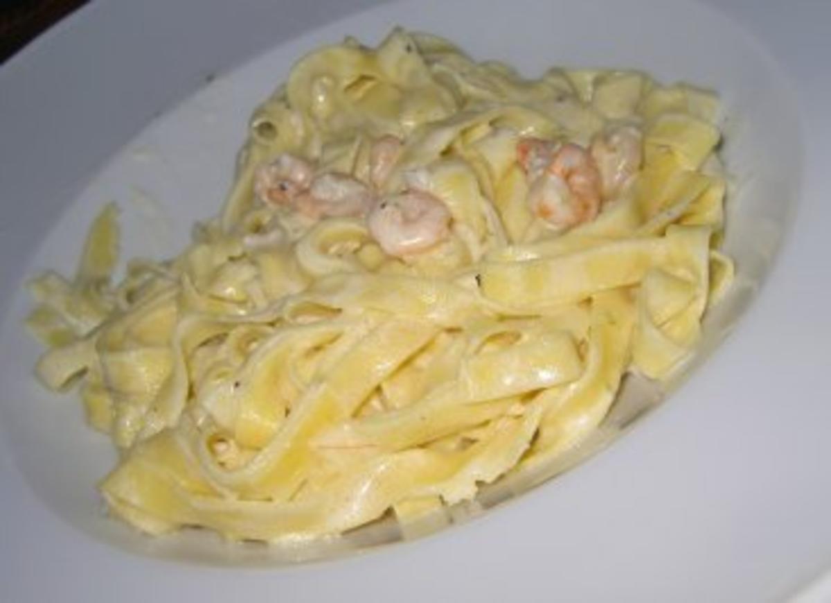 Limetten-Tagliatelle mit Krabben - Rezept