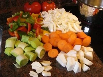 Rezept: Fleisch: GULASCHTOPF sehr pikant gewürzt Bild Nr. 2 Fleisch: GULASCHTOPF sehr pikant gewürzt - Rezept - Bild Nr. 2