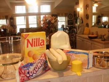 Pudding:Amerikanisches Schnell Dessert -  Bananas- Vanilla Wafers Pudding - einfach zu machen - richt himmlisch und schmeckt himmilisch - Rezept - Bild Nr. 2