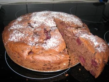 Schoko-Kirschkuchen - Rezept