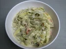 Fettucine mit Räucherlachs - Rezept