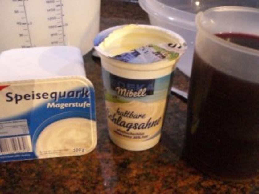 Dessert: SAHNEQUARK mit Kirschgeschmack - schnell &amp; einfach - von ...