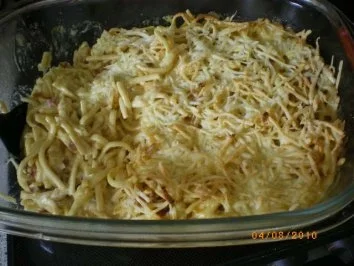 Rezept: Käsespätzle-Auflauf Bild Nr. 4 Käsespätzle-Auflauf - Rezept - Bild Nr. 4