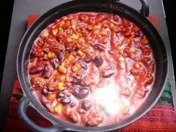 Fingerfood/Tapas/Glasfood+Chili con carne - Rezept