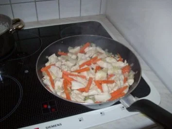 Huhn küsst Möhre - Rezept