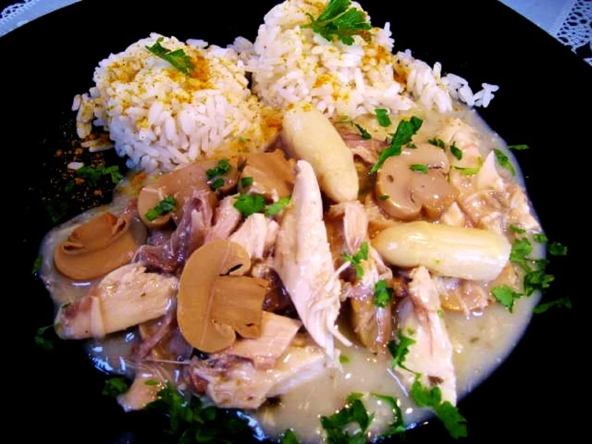 Rezept: Hühnerfrikassee - klassisch... Bild Nr. 3451 Hühnerfrikassee - klassisch... - Rezept - Bild Nr. 3451