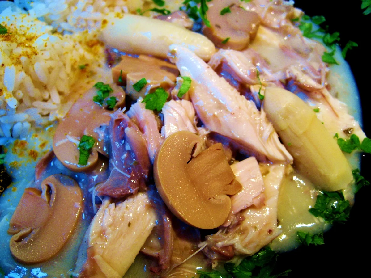 Rezept: Hühnerfrikassee - klassisch... Bild Nr. 3808 Hühnerfrikassee - klassisch... - Rezept - Bild Nr. 3808