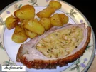 Rezept: Schweinebauch mit Semmelfüllung Schweinebauch mit Semmelfüllung - Rezept