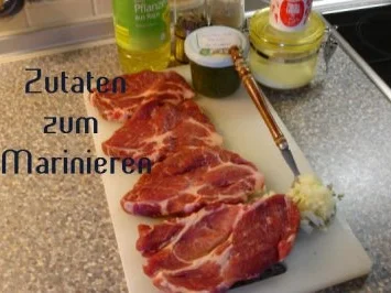 Schweinehalsgrat mariniert - Rezept - Bild Nr. 2