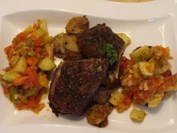 Lammrücken mit Gemüse - Rezept - Bild Nr. 2