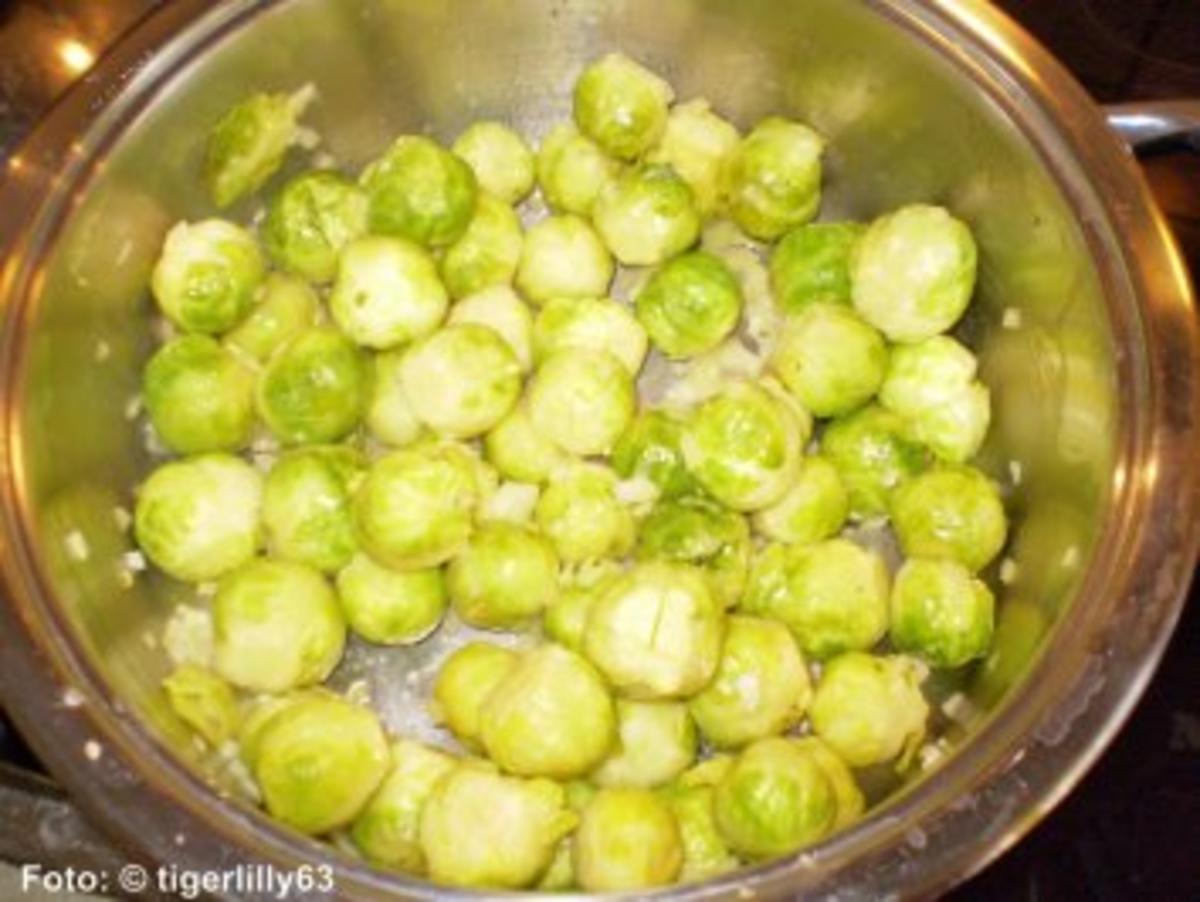 Ein Bild von Rosenkohl-Gemüse