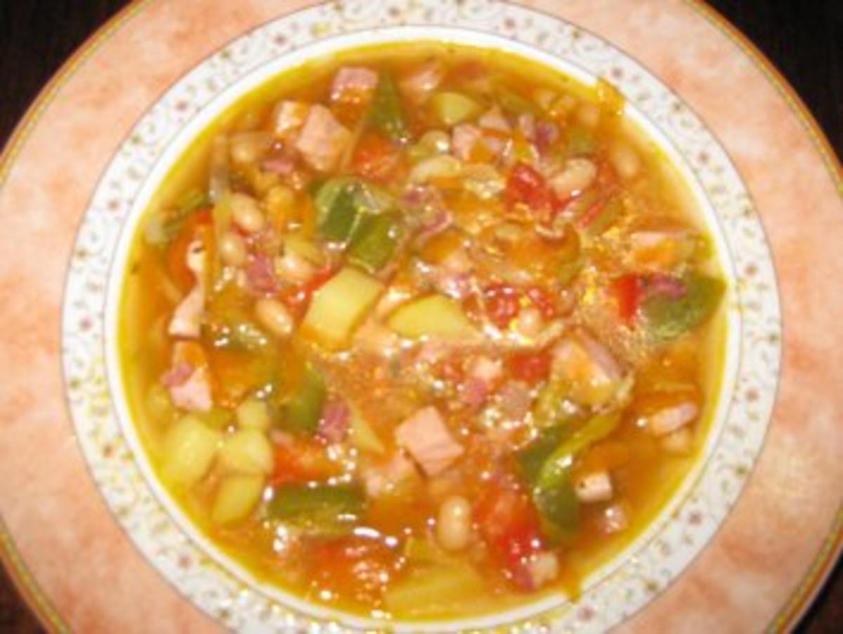 Serbische Bohnensuppe - Rezept