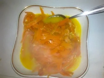 Bisonsteak mit gemälzten Zwiebeln und Koriandermöhren - Rezept - Bild Nr. 2