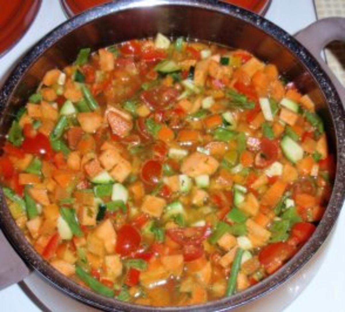 Süßkartoffel-Gemüse-Suppe - Rezept - Bild Nr. 4