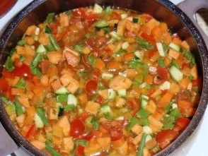 Rezept: Süßkartoffel-Gemüse-Suppe Bild Nr. 4 Süßkartoffel-Gemüse-Suppe - Rezept - Bild Nr. 4