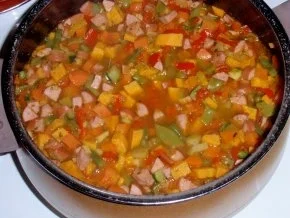 Rezept: Süßkartoffel-Gemüse-Suppe Bild Nr. 5 Süßkartoffel-Gemüse-Suppe - Rezept - Bild Nr. 5