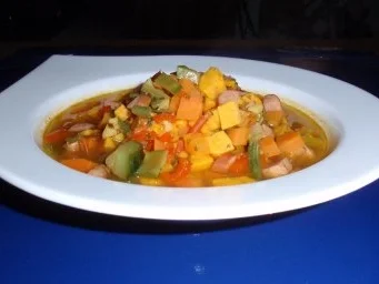 Rezept: Süßkartoffel-Gemüse-Suppe Bild Nr. 7 Süßkartoffel-Gemüse-Suppe - Rezept - Bild Nr. 7