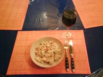 Salat: Bunter Kartoffelsalat - Rezept