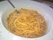 Spaghetti Bolognaise mit Rinderhack und Champignons - Rezept