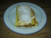 Blätterteig-Apfelstrudel mit Sahneguß - Rezept