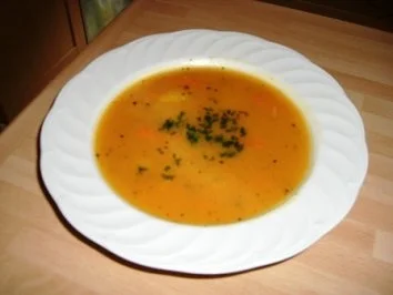 Rezept: Kartoffel-Möhrensuppe Kartoffel-Möhrensuppe - Rezept