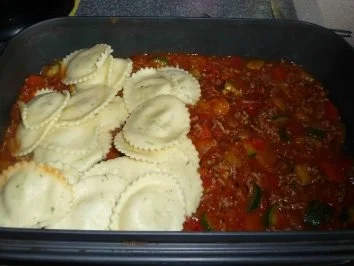 Frischkäse-Tortellini überbacken - Rezept - Bild Nr. 10