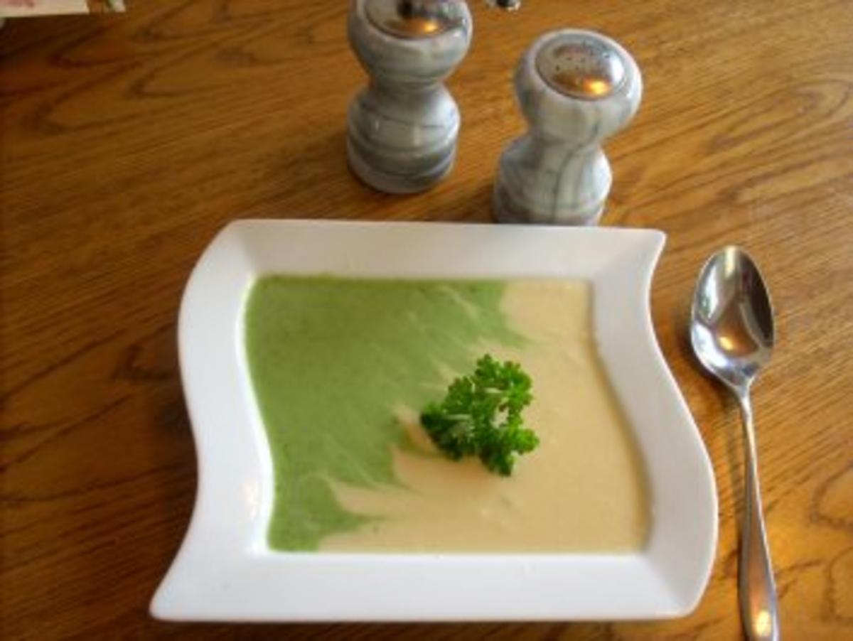 Kräutersuppe &amp;quot;Bicolor&amp;quot; - Rezept mit Bild - kochbar.de