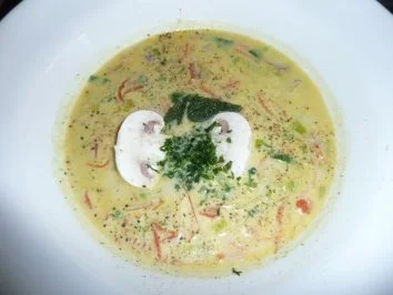 SUPPE/GEMÜSE:Lauch-Käse-Schinken mit Ingwer - Rezept - Bild Nr. 5