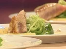 Yellow Fin Thunfisch mit Gurken und Sesamvinaigrette - Rezept