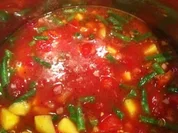 Tomaten-Bohnen-Suppe - Rezept