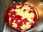 Süße Früchte mit Streuselkruste - Rezept