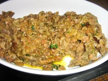 Lamm-Medaillions unter einer Steinpilzkruste an Bulgur - Rezept - Bild Nr. 6