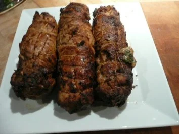 Rezept: HAUPTGERICHT/FLEISCH:Schweinefilet gefüllt und Olivenbutter Bild Nr. 4 HAUPTGERICHT/FLEISCH:Schweinefilet gefüllt und Olivenbutter - Rezept - Bild Nr. 4