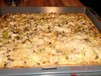 Pizza: Lauch-Pizza - Rezept - Bild Nr. 2