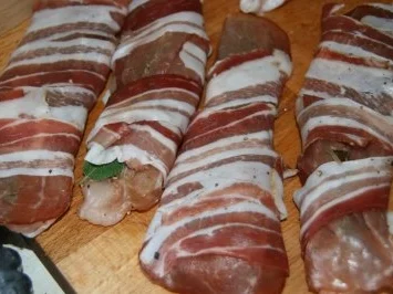 Rezept: Geflügel: Hähnchen Saltimbocca Bild Nr. 4 Geflügel: Hähnchen Saltimbocca - Rezept - Bild Nr. 4