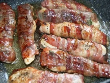 Rezept: Geflügel: Hähnchen Saltimbocca Bild Nr. 5 Geflügel: Hähnchen Saltimbocca - Rezept - Bild Nr. 5