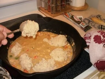 Huehnerfleisch -  Chili mit Maisbrot Knoedel - Sehr einfach und schnell - Rezept - Bild Nr. 5