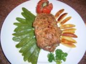 Schweinerückensteak mit Kräuterkruste, Zuckerschoten und Fingernudeln - Rezept