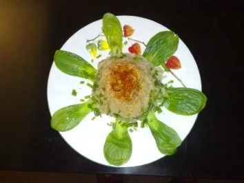 Vesuvio an Blattgemüse - Rezept