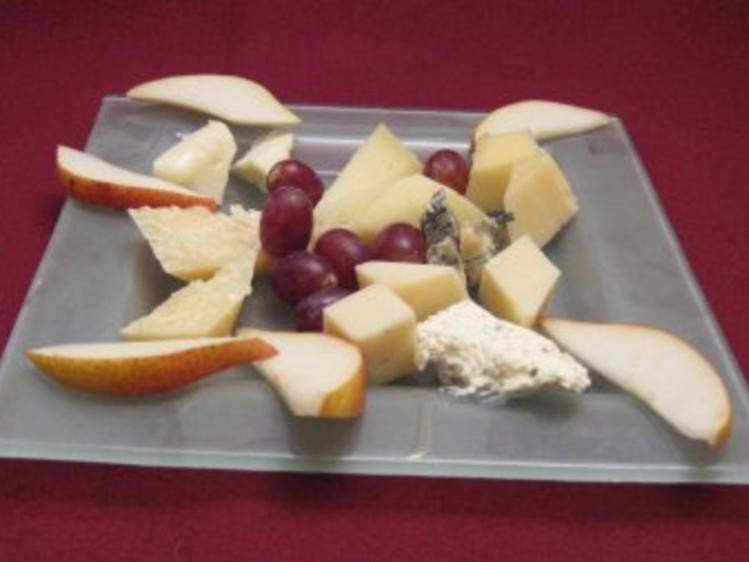 Käseplatte mit Birnen und Trauben - von Das perfekte Dinner
