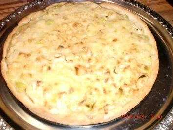 Rezept: Vegetarisch: Lauchpizza Vegetarisch: Lauchpizza - Rezept