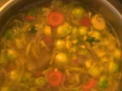 Bohnen-Eintopf  mit  Gemüse -Resten - Rezept