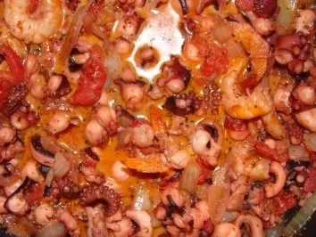 Rezept: Meeresfrüchte : -Octopusragout- Bild Nr. 2 Meeresfrüchte : -Octopusragout- - Rezept - Bild Nr. 2